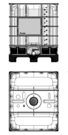 Light Duty SM 15 reusable IBC for dangerous liquids.