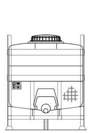 MTS 800 reusable IBC for liquids.