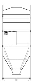 DGO 60 2000 litre IBC for dry goods.