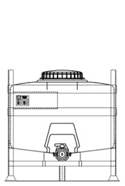 MTS 600 reusable IBC for liquids.