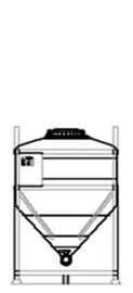 DGL 750 litre IBC for liquid goods.