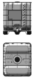 Light Duty SM 13 reusable IBC for dangerous liquids.