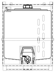 HGS 1250 reusable IBC for dangerous liquids.