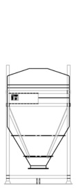 DGO 60 1000 litre IBC for dry goods.