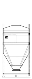 DGO 60 1250 litre IBC for dry goods.